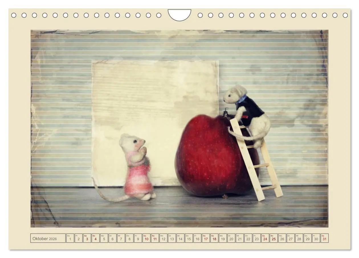 Bild: 9783516063912 | Bei Familie Maus zuhaus (Wandkalender 2026 DIN A4 quer), CALVENDO...
