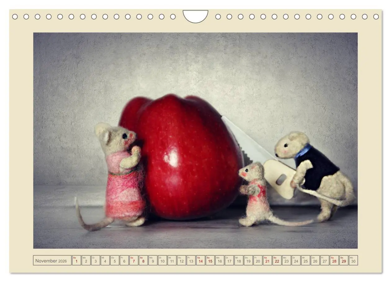 Bild: 9783516063912 | Bei Familie Maus zuhaus (Wandkalender 2026 DIN A4 quer), CALVENDO...