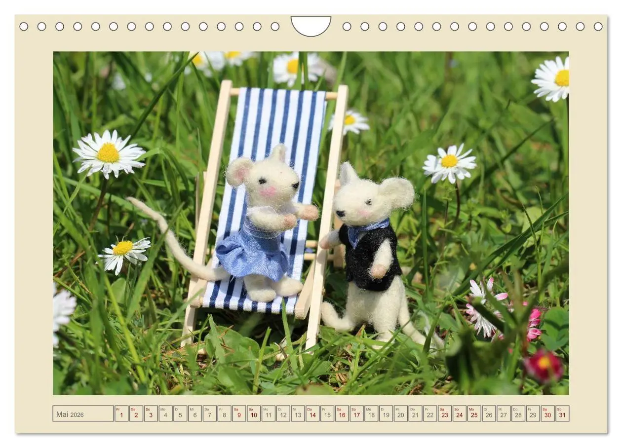 Bild: 9783516063912 | Bei Familie Maus zuhaus (Wandkalender 2026 DIN A4 quer), CALVENDO...