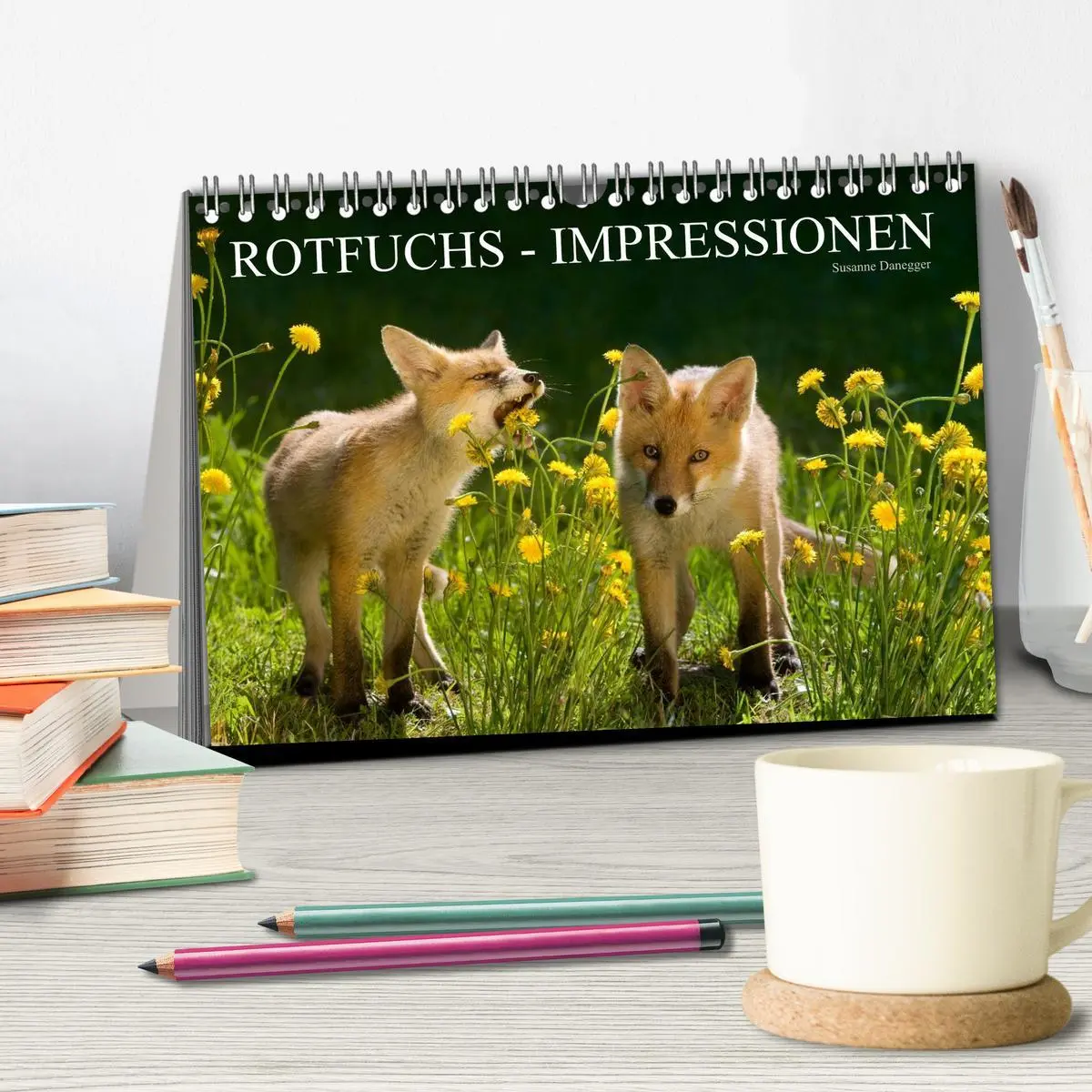 Bild: 9783516203912 | Rotfuchs - Impressionen (Tischkalender 2026 DIN A5 quer), CALVENDO...