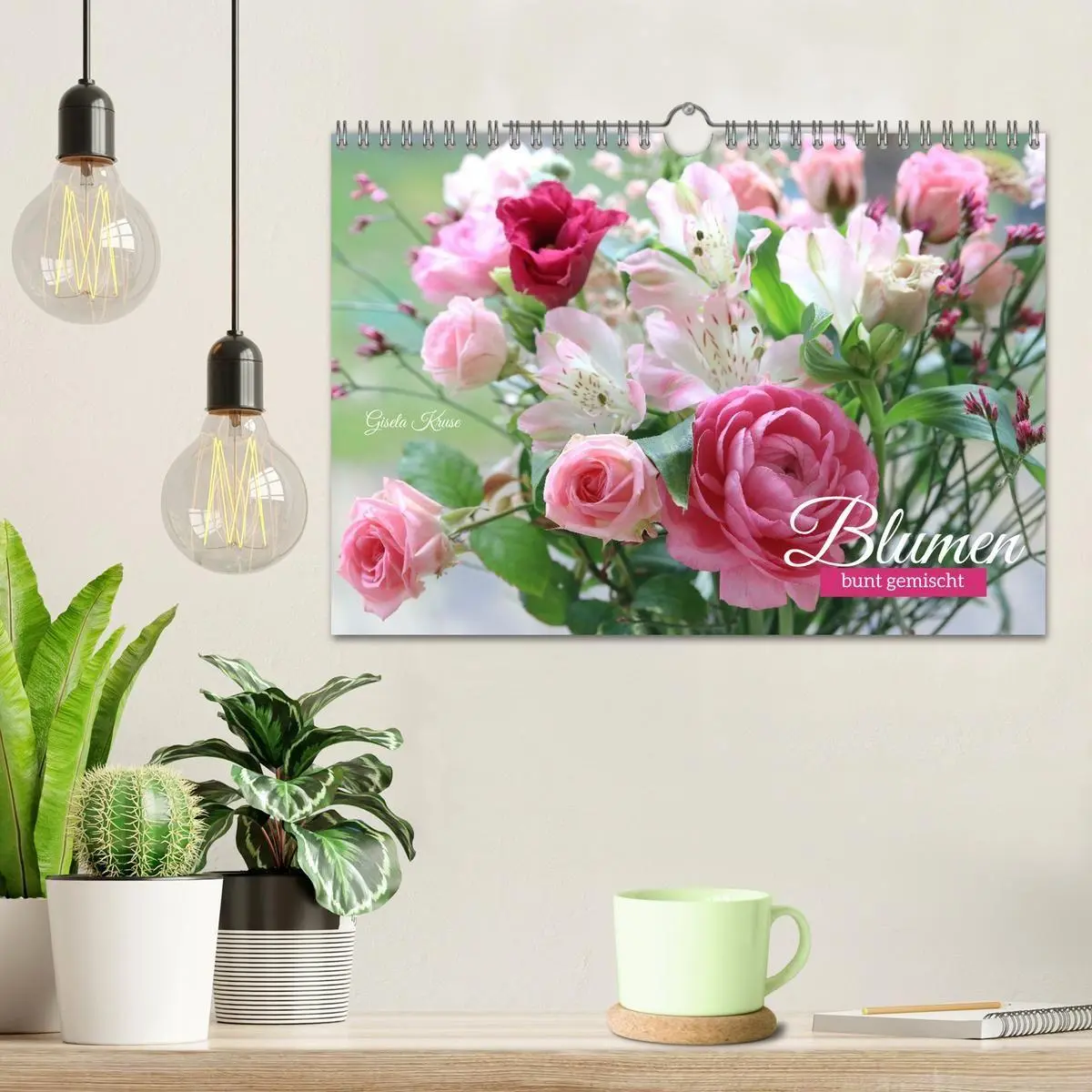 Bild: 9783516753912 | Blumen, bunt gemischt (Wandkalender 2027 DIN A4 quer), CALVENDO...