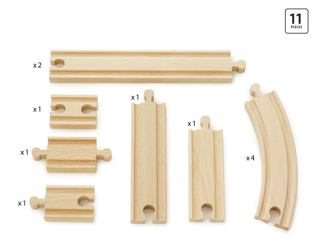 Bild: 7312350334012 | BRIO World - Kleines Schienensortiment | BRIO® | Spiel | In Schachtel