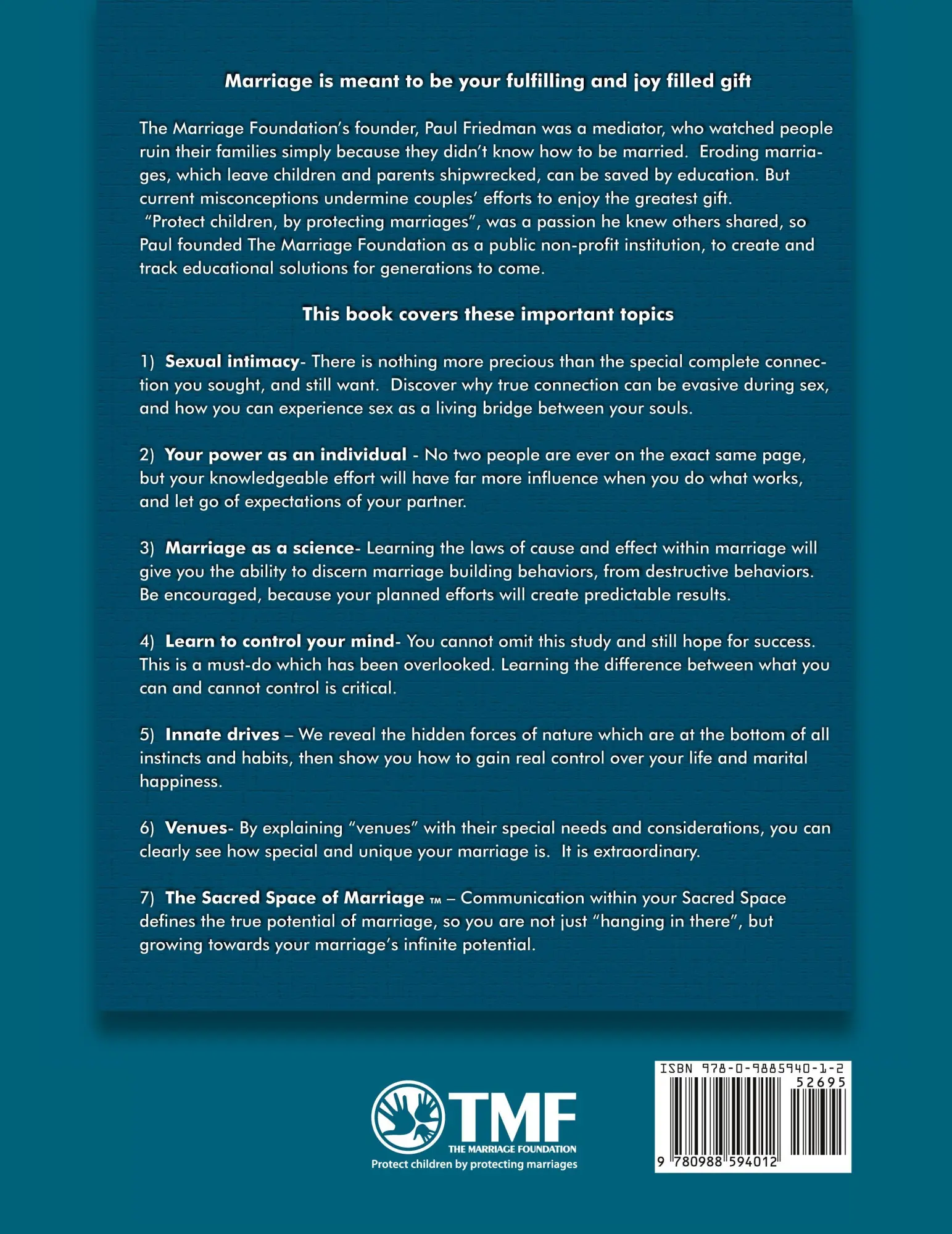 Rückseite: 9780988594012 | Breaking The Cycle | The Marriage Foundation (u. a.) | Taschenbuch