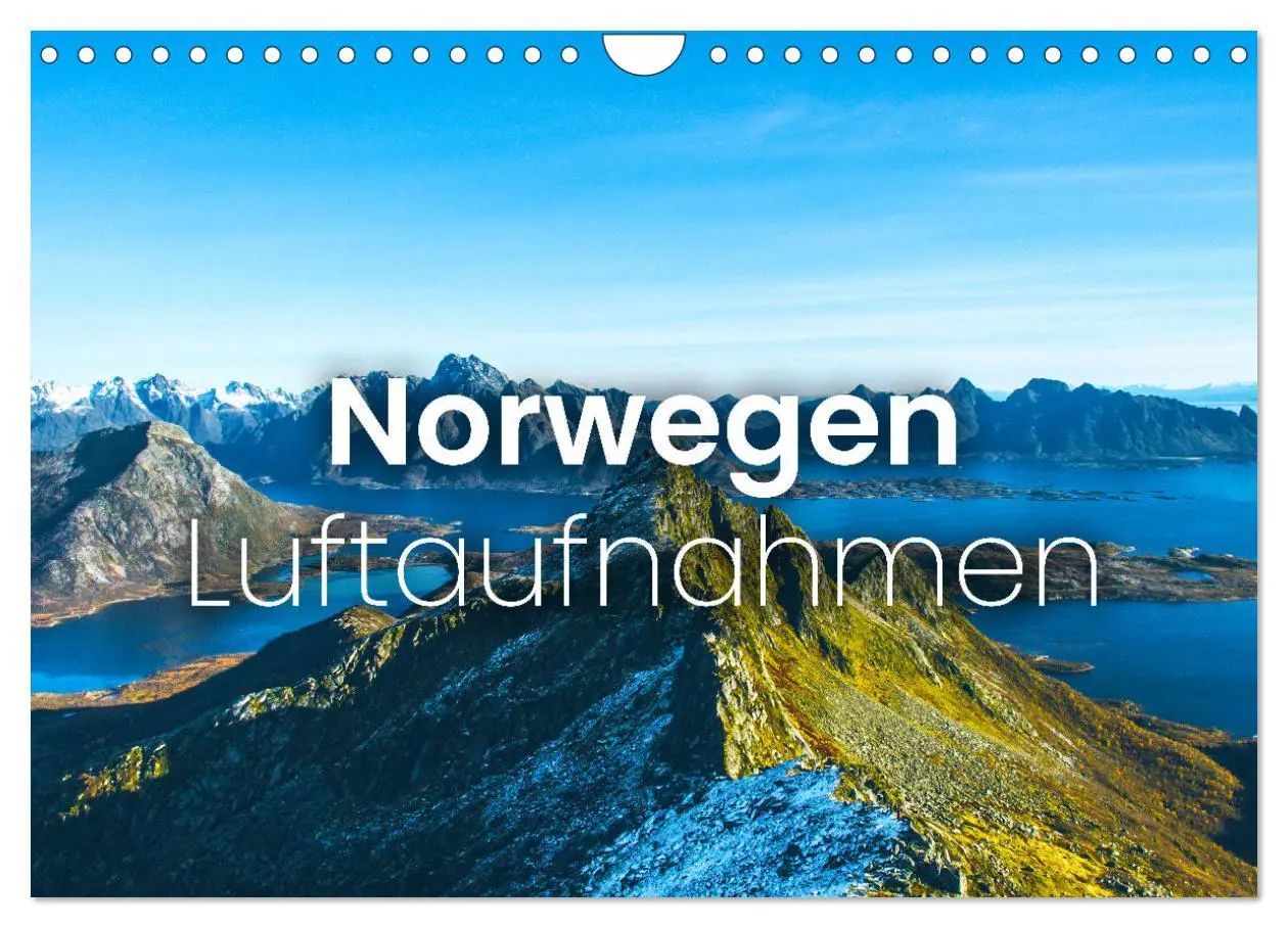 Cover: 9783457554012 | Norwegen Luftaufnahmen (Wandkalender 2026 DIN A4 quer), CALVENDO...