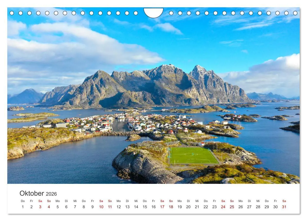 Bild: 9783457554012 | Norwegen Luftaufnahmen (Wandkalender 2026 DIN A4 quer), CALVENDO...