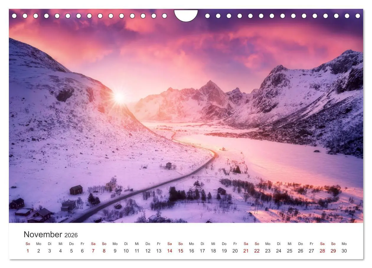 Bild: 9783457554012 | Norwegen Luftaufnahmen (Wandkalender 2026 DIN A4 quer), CALVENDO...