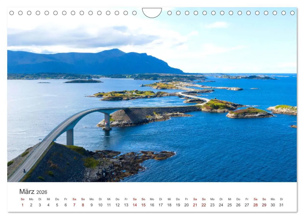 Bild: 9783457554012 | Norwegen Luftaufnahmen (Wandkalender 2026 DIN A4 quer), CALVENDO...