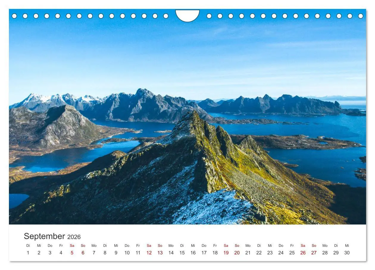 Bild: 9783457554012 | Norwegen Luftaufnahmen (Wandkalender 2026 DIN A4 quer), CALVENDO...