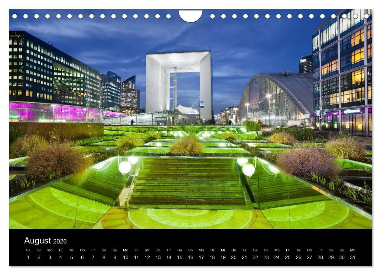 Bild: 9783516024012 | Paris bei Nacht 2026 (Wandkalender 2026 DIN A4 quer), CALVENDO...