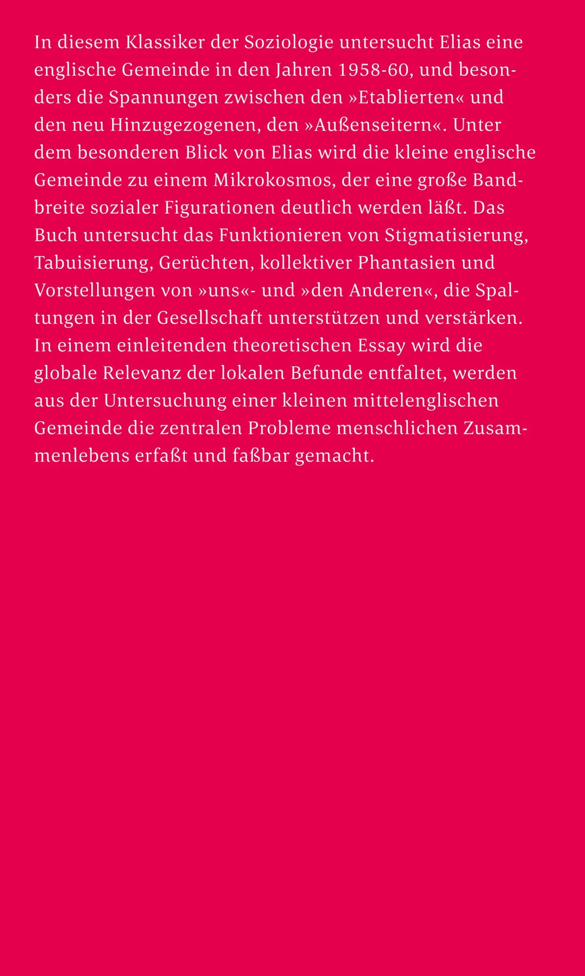 Rückseite: 9783518244012 | Gesammelte Schriften in 19 Bänden | Band 4: Etablierte und Außenseiter