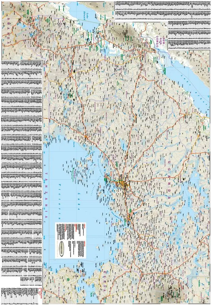 Bild: 9783831774012 | Reise Know-How Landkarte Uganda (1:600.000) | Rump | (Land-)Karte