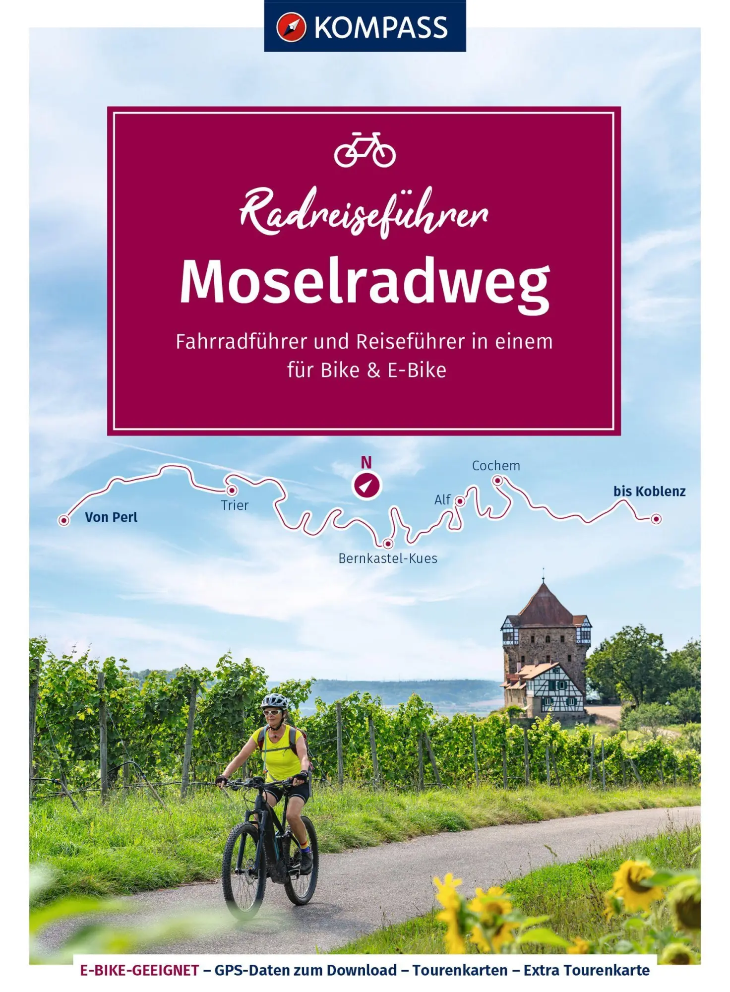 Cover: 9783991544012 | KOMPASS Radreiseführer Moselradweg | Ralf Enke | Taschenbuch | 128 S.