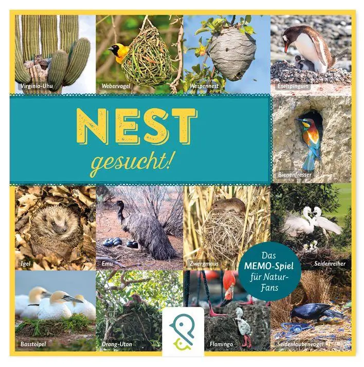 Cover: 4280001344112 | Nest gesucht! | Das Memo-Spiel für Natur-Fans | Spiel | 72 S. | 2026