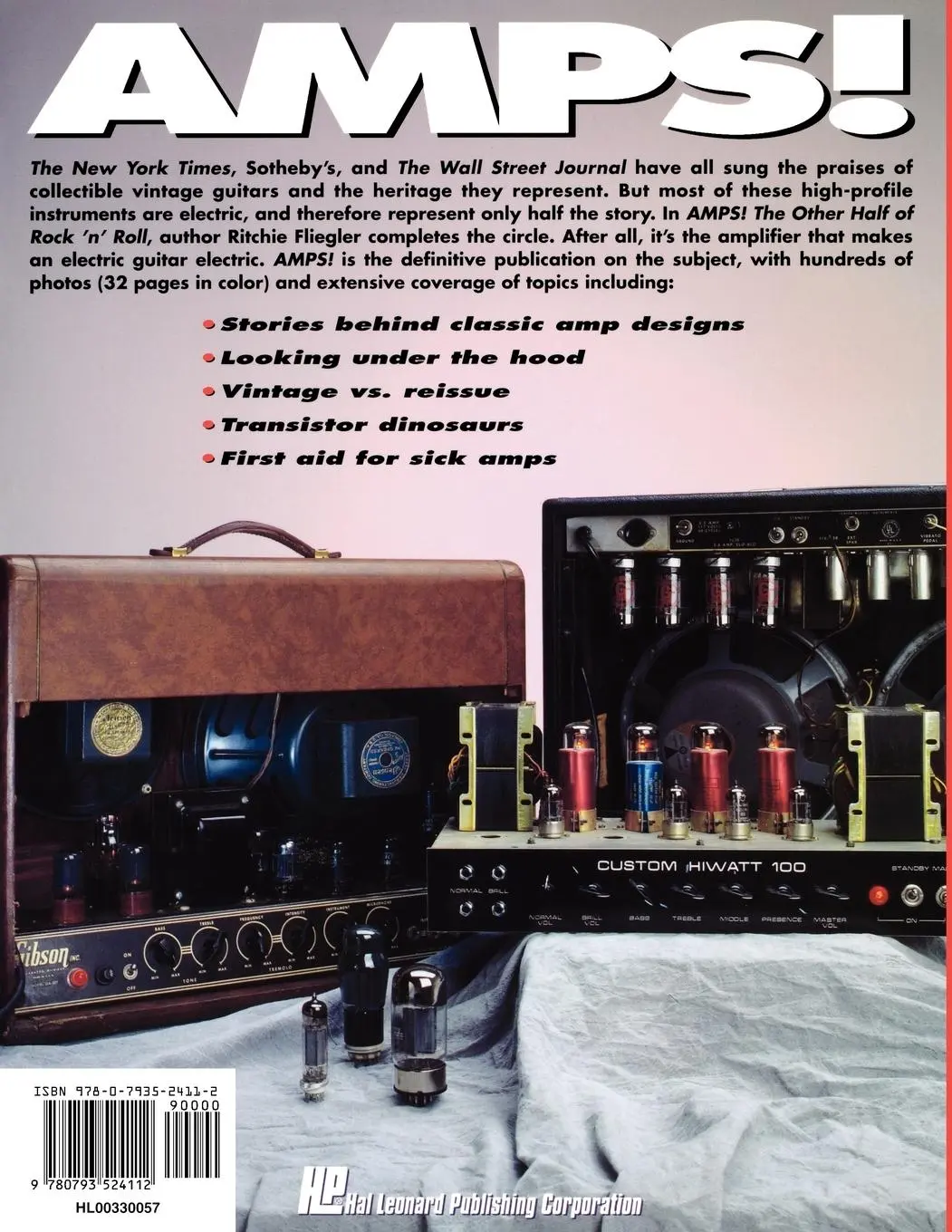Rückseite: 9780793524112 | Amps! | The Other Half of Rock 'N' Roll | Ritchie Fliegler | Buch