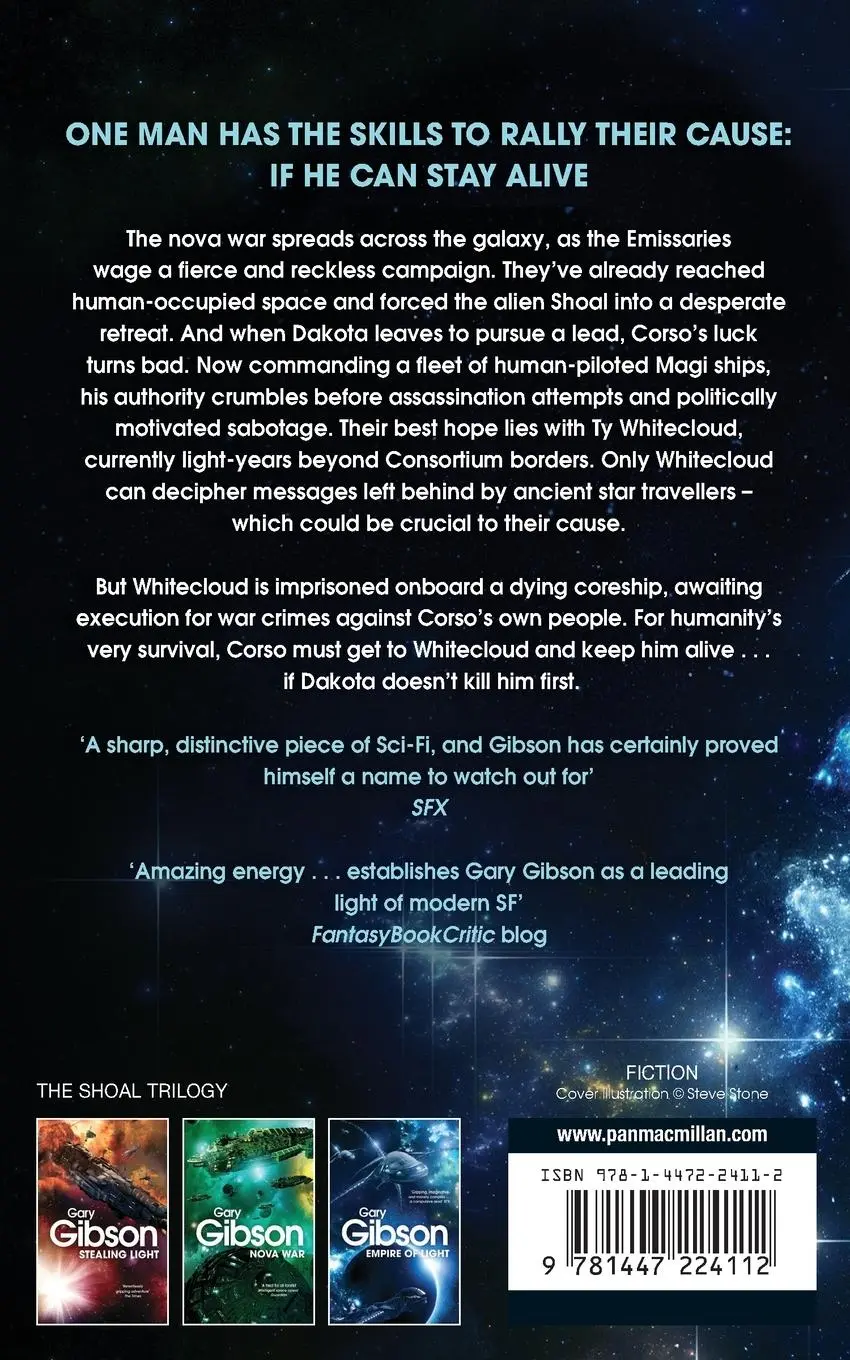 Rückseite: 9781447224112 | Empire of Light | Gary Gibson | Taschenbuch | Englisch | 2013 | Tor