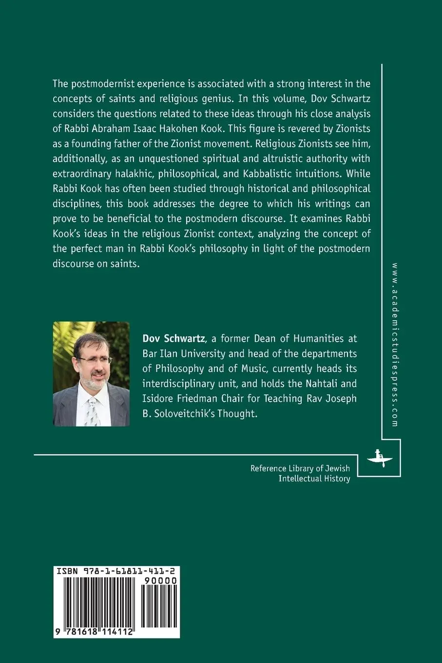 Rückseite: 9781618114112 | The Religious Genius in Rabbi Kook's Thought | National "Saint"?