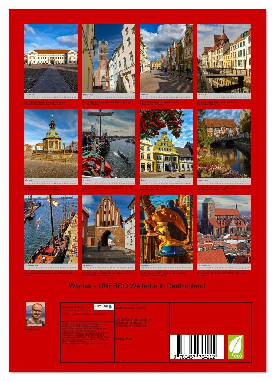 Bild: 9783457784112 | Wismar - UNESCO Welterbe in Deutschland (Wandkalender 2026 DIN A4...
