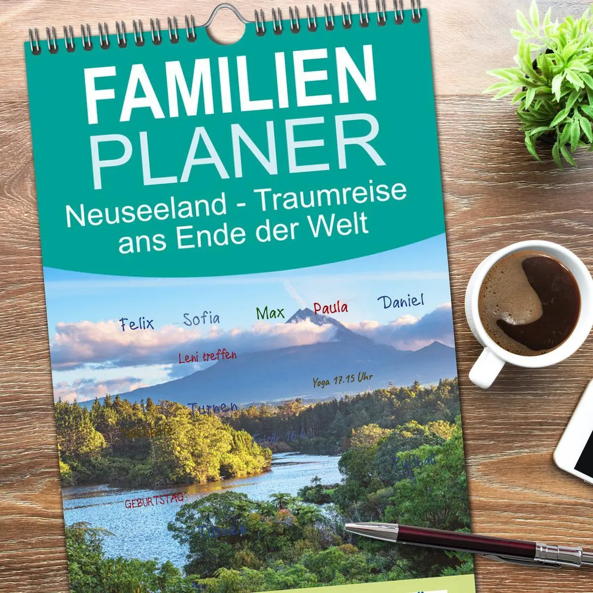 Bild: 9783516494112 | Familienplaner 2026 - Neuseeland - Traumreise ans Ende der Welt mit...