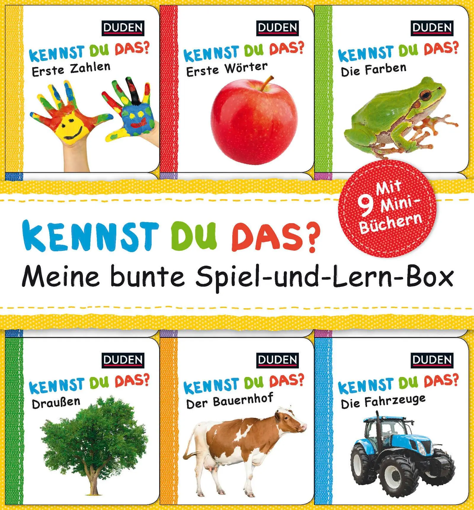 Cover: 9783737334112 | Duden 12+: Kennst du das? Meine bunte Spiel-und-Lern-Box | Buch | 2019