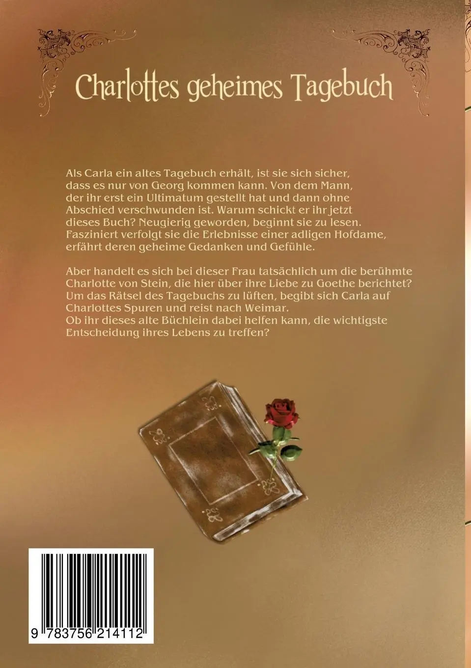 Rückseite: 9783756214112 | Charlottes geheimes Tagebuch | Gabriele Schossig | Taschenbuch | 2023