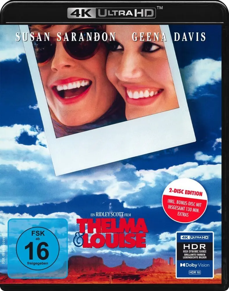 Thelma & Louise,2 Blu-ray (UHD-Blu-ray + Bonus-Blu-ray - 2-Disc Edition)