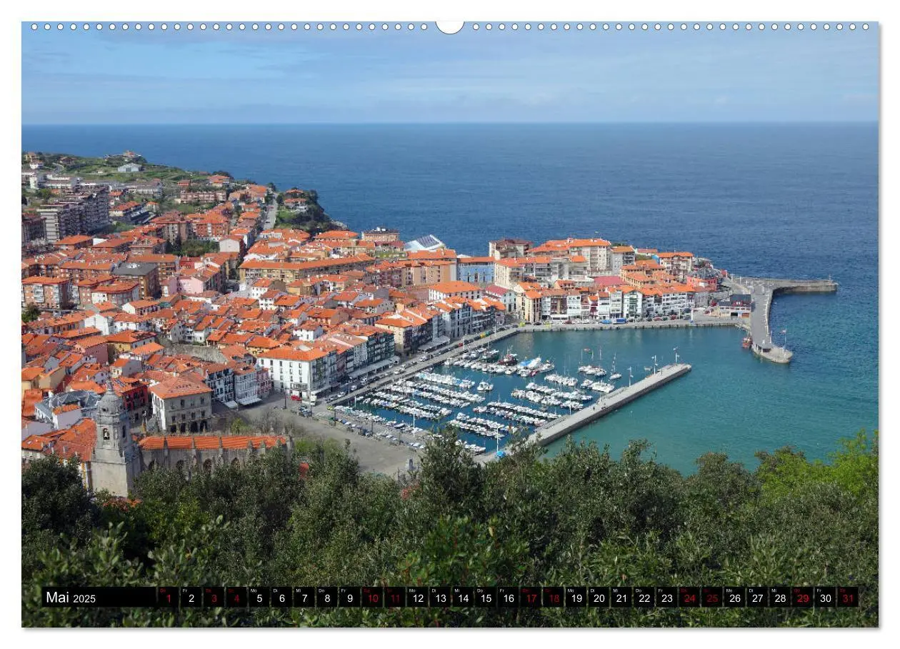 Bild: 9783435374212 | Spaniens Baskenland (Wandkalender 2025 DIN A2 quer), CALVENDO...