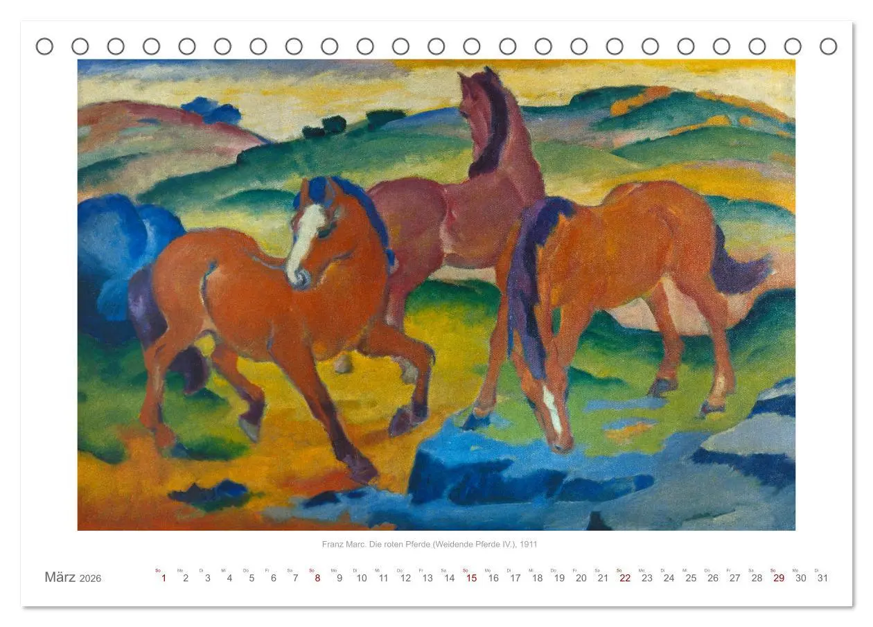 Bild: 9783457844212 | Klassische Moderne 2026 - Mit Kunst durchs Jahr (Tischkalender 2026...