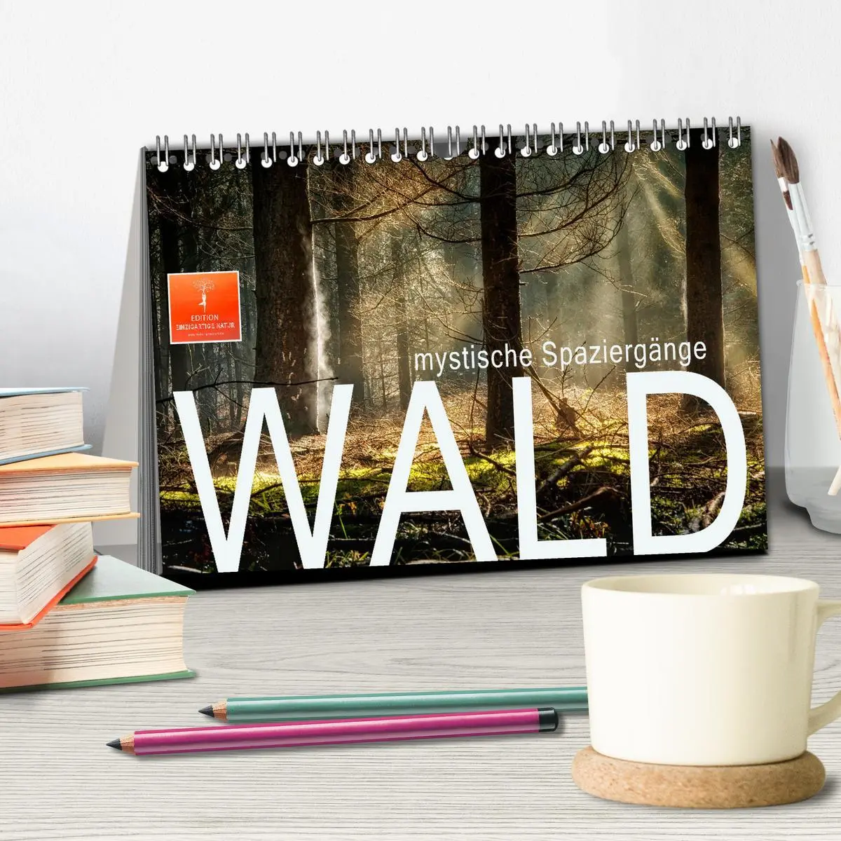 Bild: 9783457914212 | Wald - mystische Spaziergänge (Tischkalender 2026 DIN A5 quer),...
