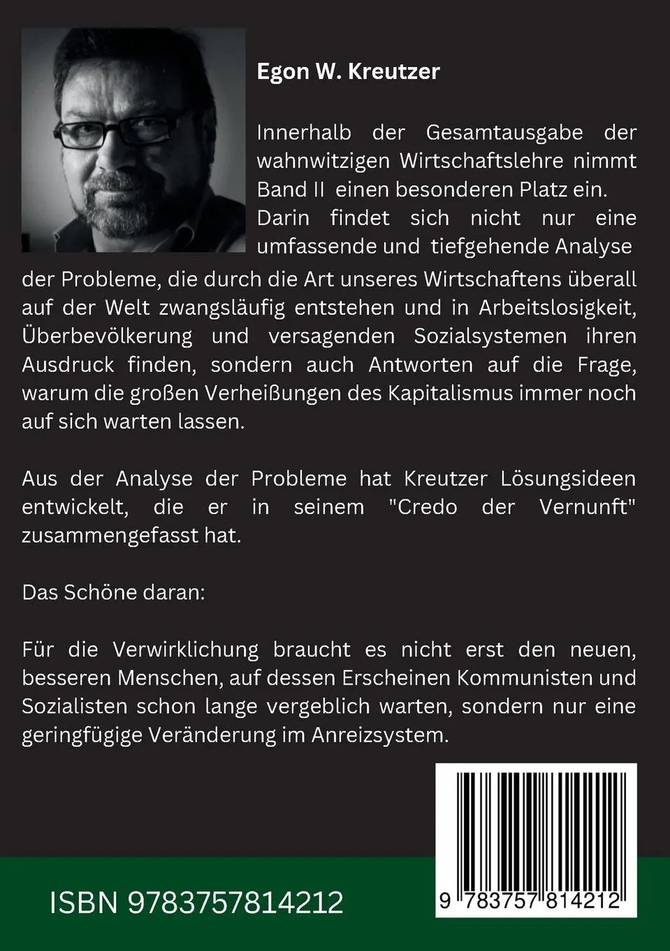 Rückseite: 9783757814212 | Phänomene der Weltwirtschaft | Die großen Verheißungen | Kreutzer