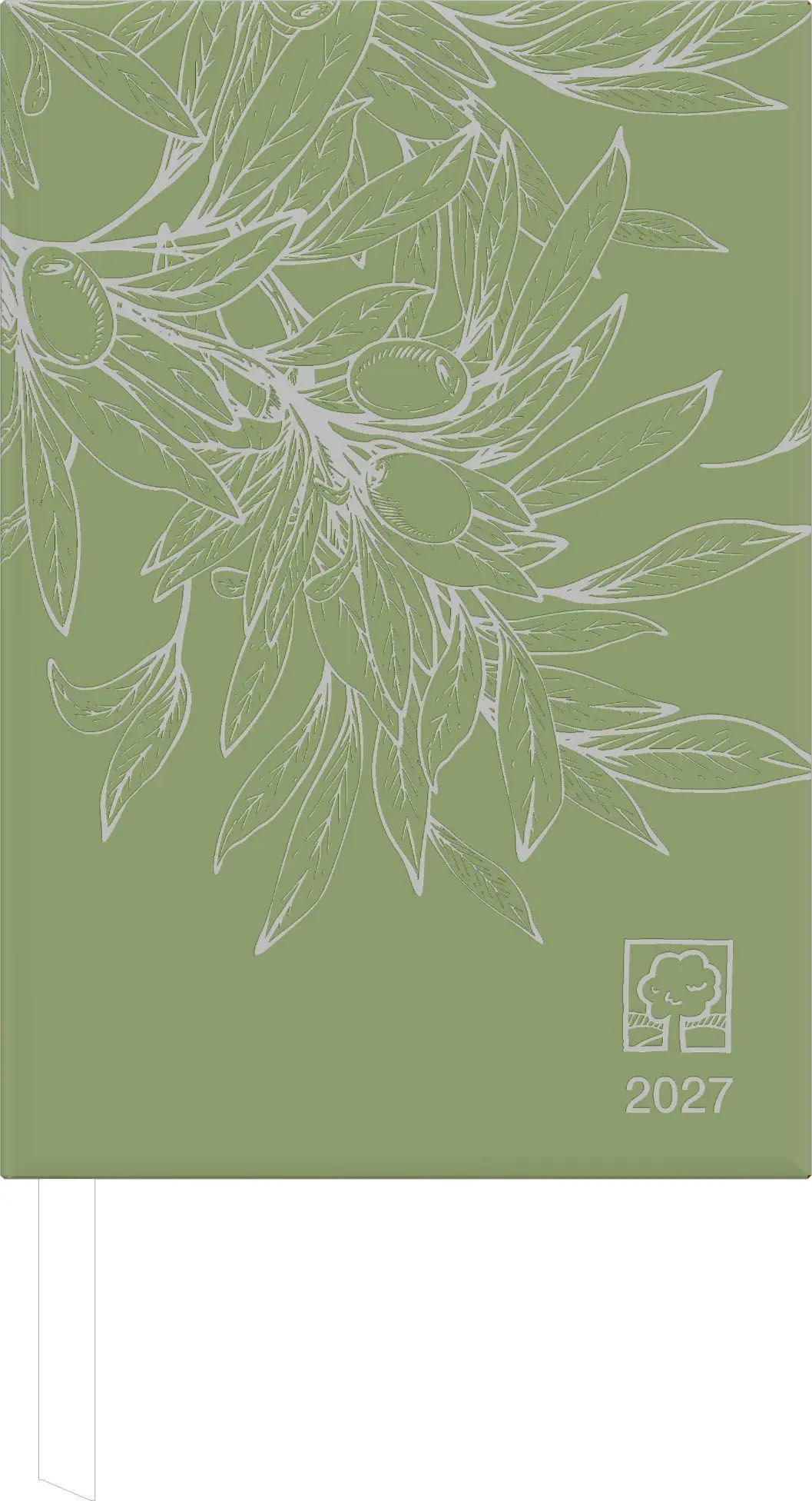 Cover: 4069095014312 | Buchkalender 1T/1S olive Blauer Engel 2027 | KG | Buch | 392 S. | 2027