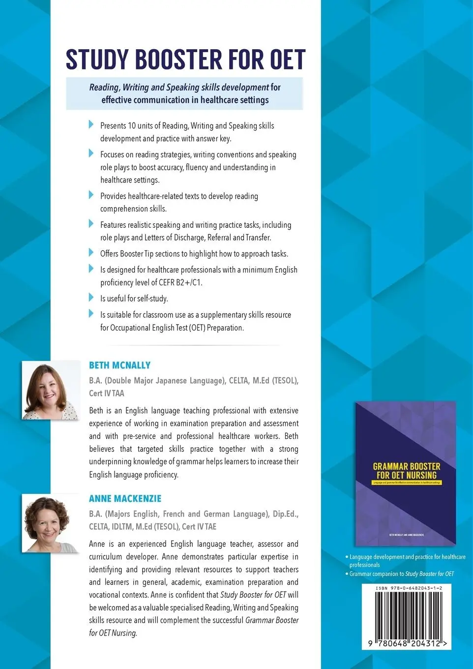 Rückseite: 9780648204312 | Study Booster for OET | Beth McNally (u. a.) | Taschenbuch | Englisch
