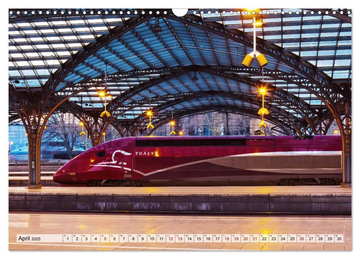 Bild: 9783435364312 | Bahnhöfe in Europa (Wandkalender 2025 DIN A3 quer), CALVENDO...