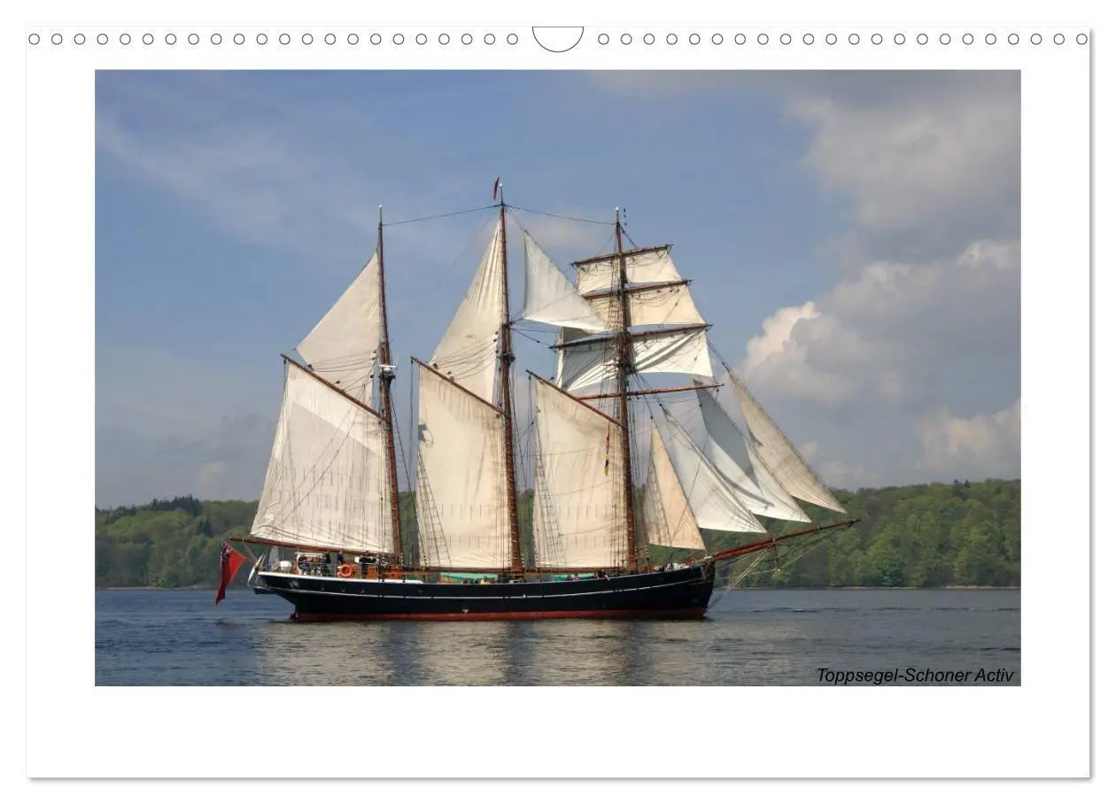 Bild: 9783435504312 | Traditionsschiffe auf der Ostsee (Wandkalender 2025 DIN A3 quer),...