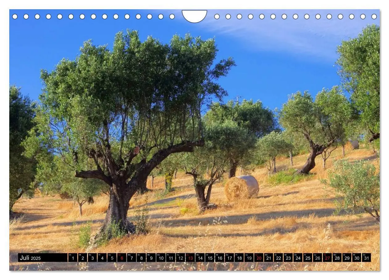 Bild: 9783435744312 | Kalabrien (Wandkalender 2025 DIN A4 quer), CALVENDO Monatskalender