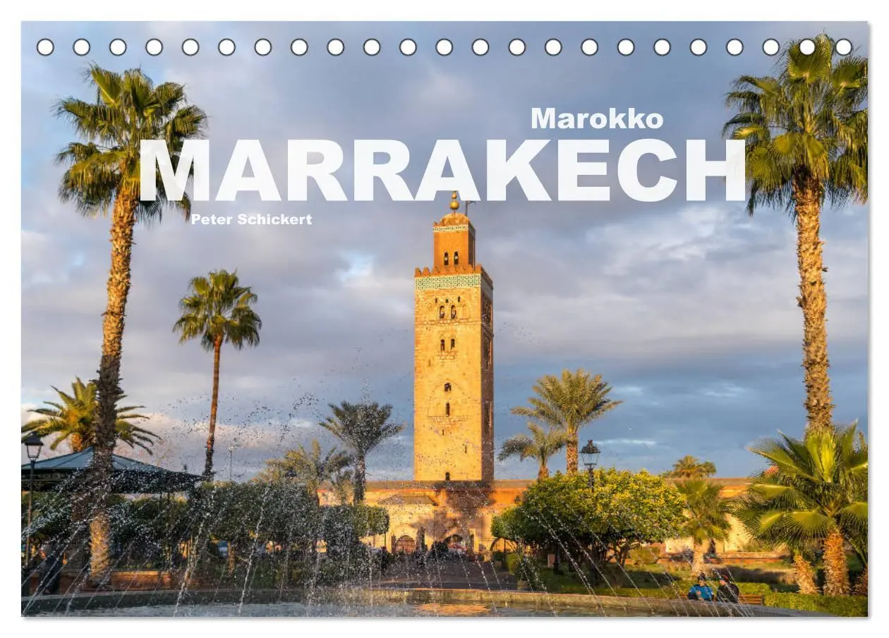 Cover: 9783457834312 | Marokko - Marrakesch (Tischkalender 2026 DIN A5 quer), CALVENDO...