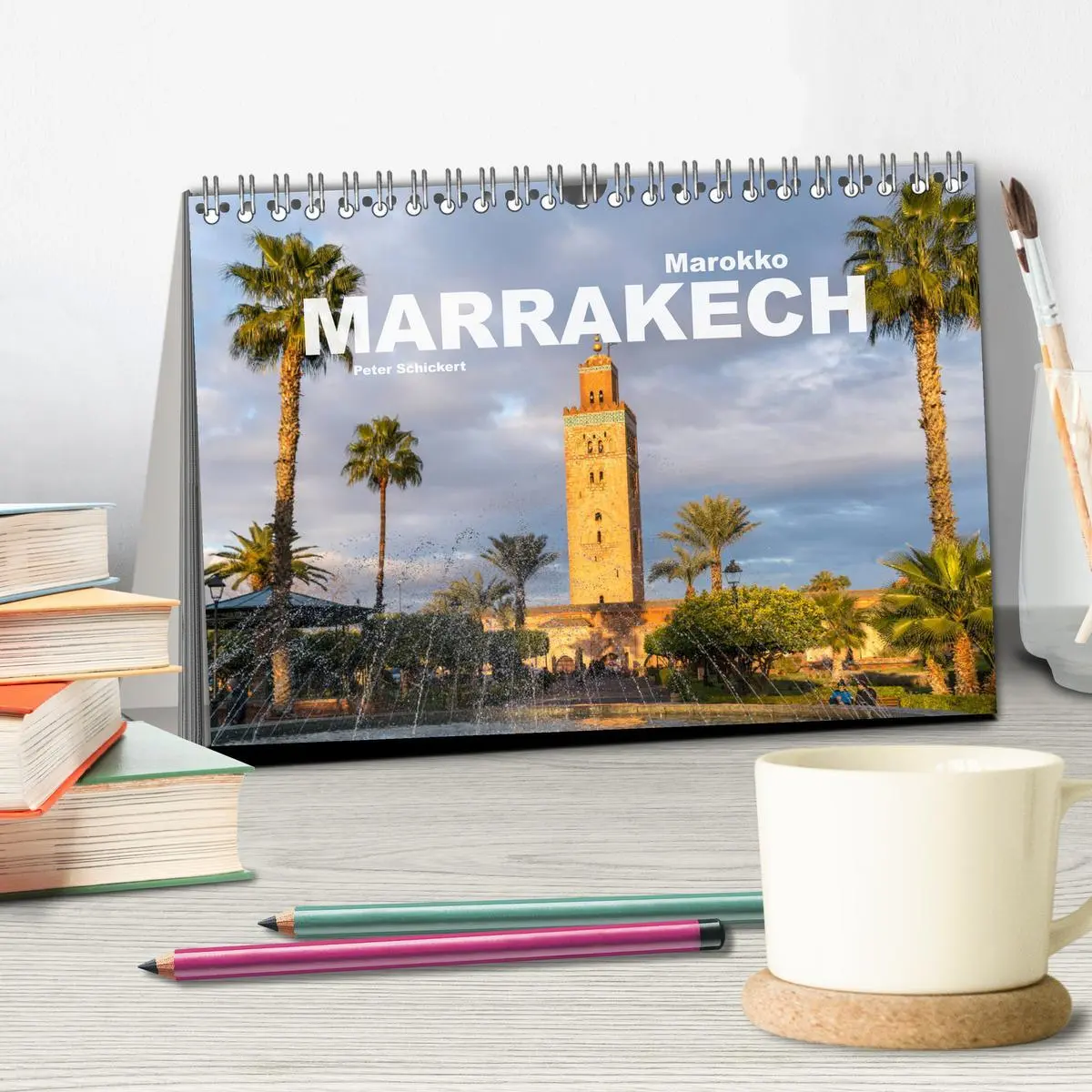 Bild: 9783457834312 | Marokko - Marrakesch (Tischkalender 2026 DIN A5 quer), CALVENDO...