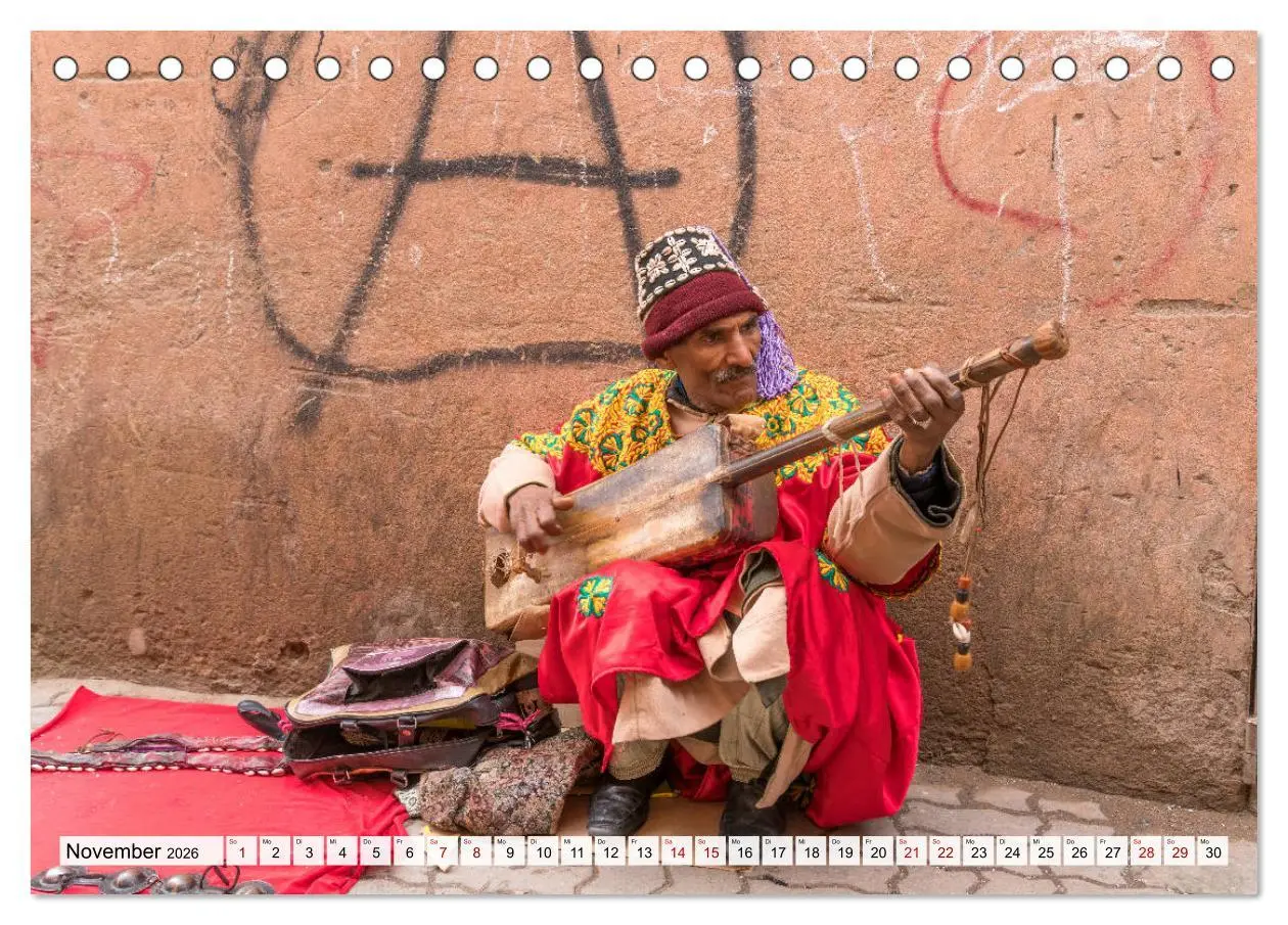 Bild: 9783457834312 | Marokko - Marrakesch (Tischkalender 2026 DIN A5 quer), CALVENDO...