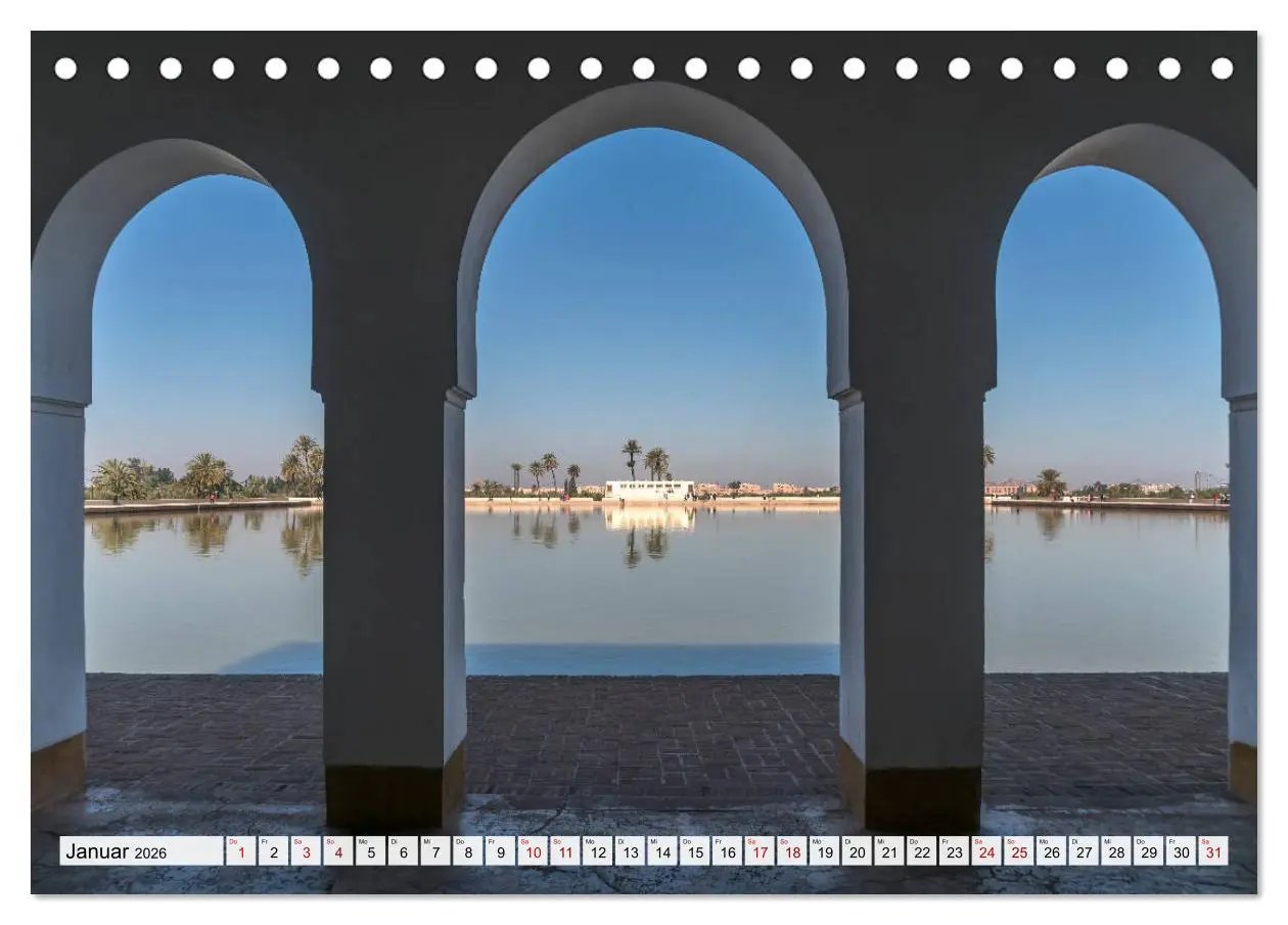 Bild: 9783457834312 | Marokko - Marrakesch (Tischkalender 2026 DIN A5 quer), CALVENDO...