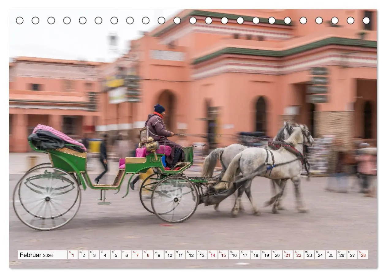 Bild: 9783457834312 | Marokko - Marrakesch (Tischkalender 2026 DIN A5 quer), CALVENDO...