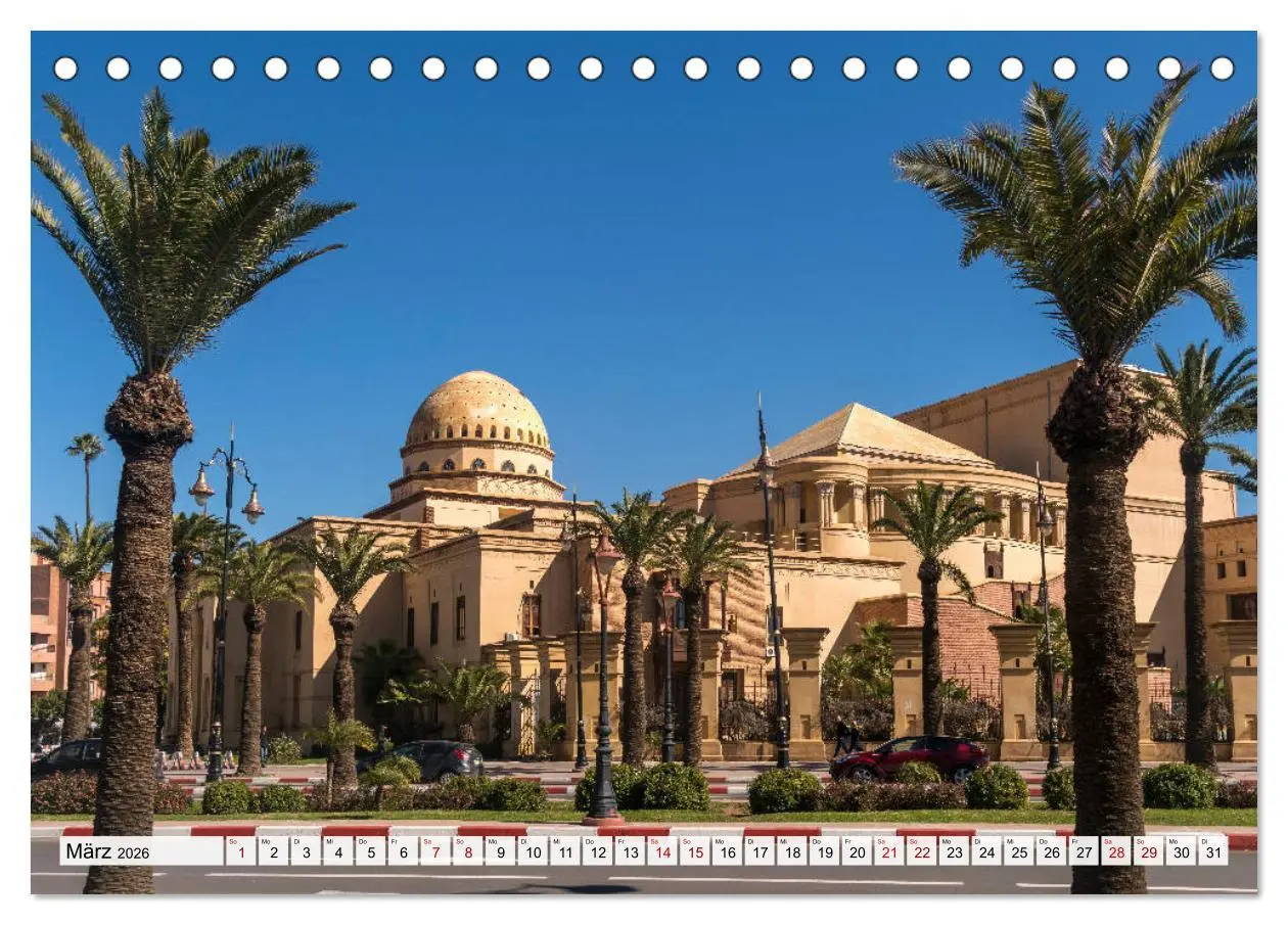 Bild: 9783457834312 | Marokko - Marrakesch (Tischkalender 2026 DIN A5 quer), CALVENDO...