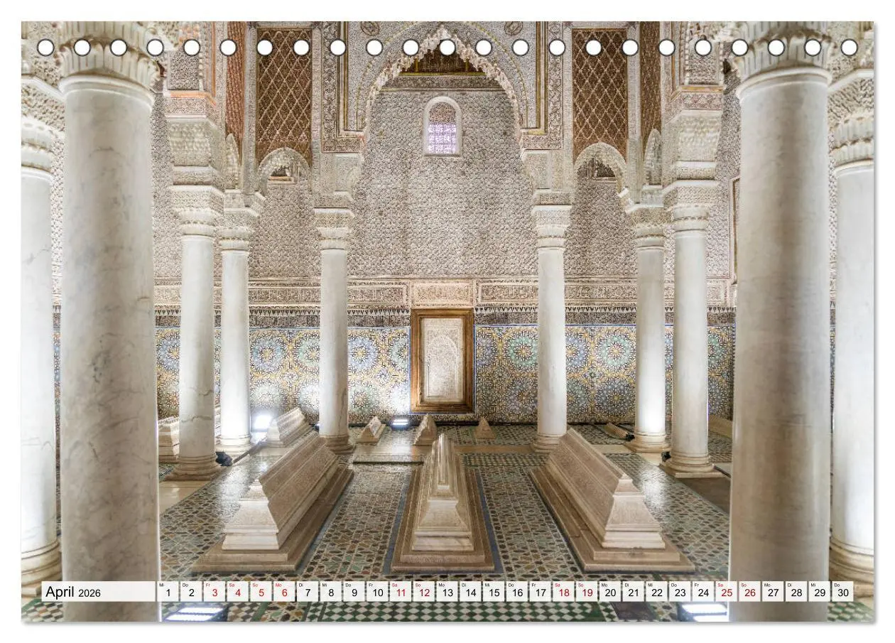 Bild: 9783457834312 | Marokko - Marrakesch (Tischkalender 2026 DIN A5 quer), CALVENDO...