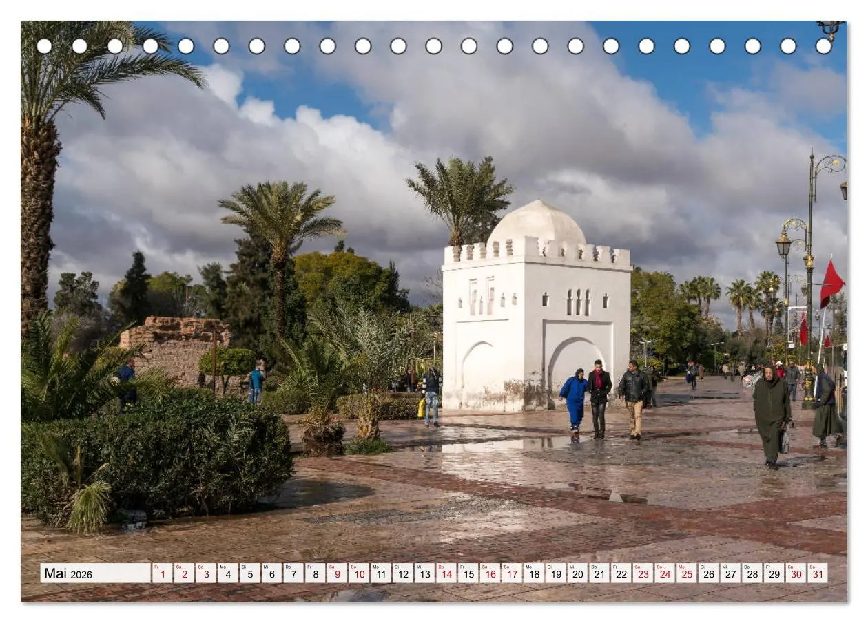 Bild: 9783457834312 | Marokko - Marrakesch (Tischkalender 2026 DIN A5 quer), CALVENDO...