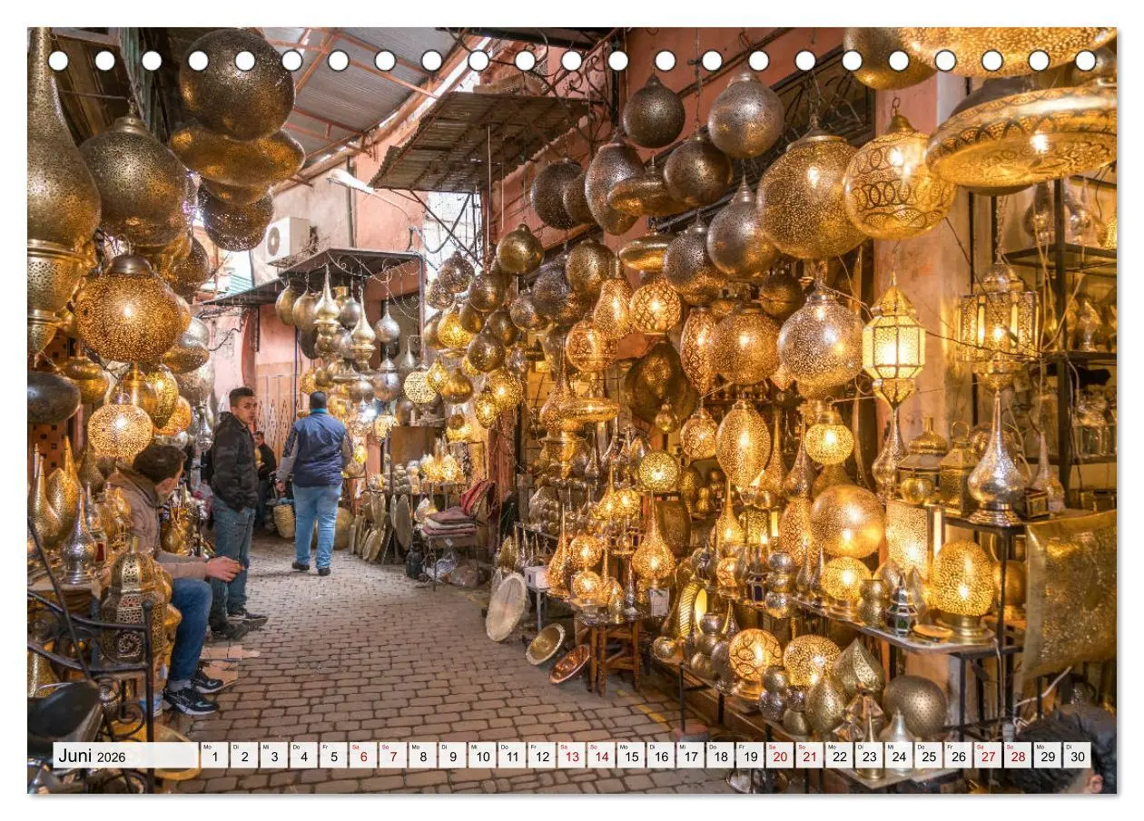 Bild: 9783457834312 | Marokko - Marrakesch (Tischkalender 2026 DIN A5 quer), CALVENDO...