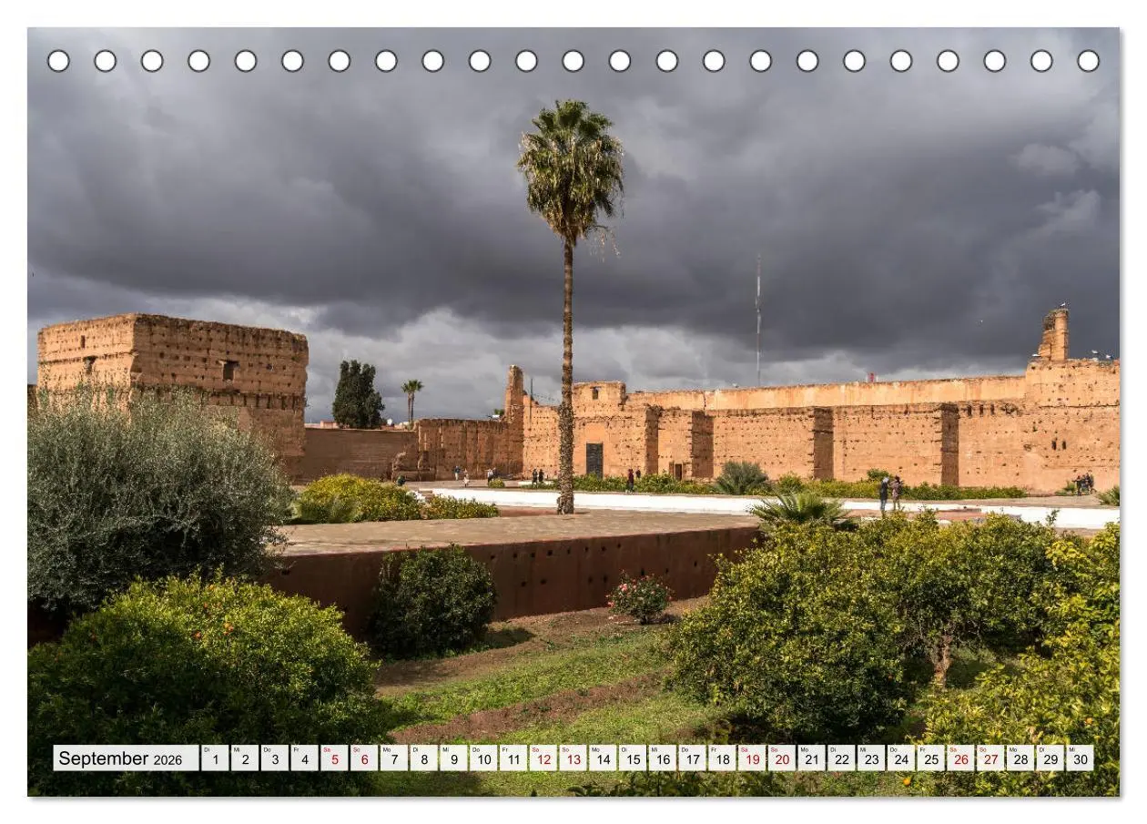 Bild: 9783457834312 | Marokko - Marrakesch (Tischkalender 2026 DIN A5 quer), CALVENDO...