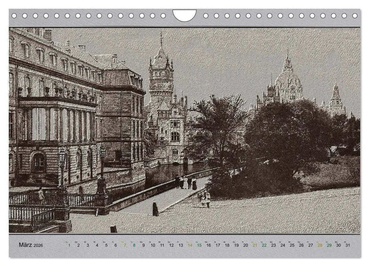 Bild: 9783457904312 | Hannover, alte Aufnahmen neu interpretiert. (Wandkalender 2026 DIN...