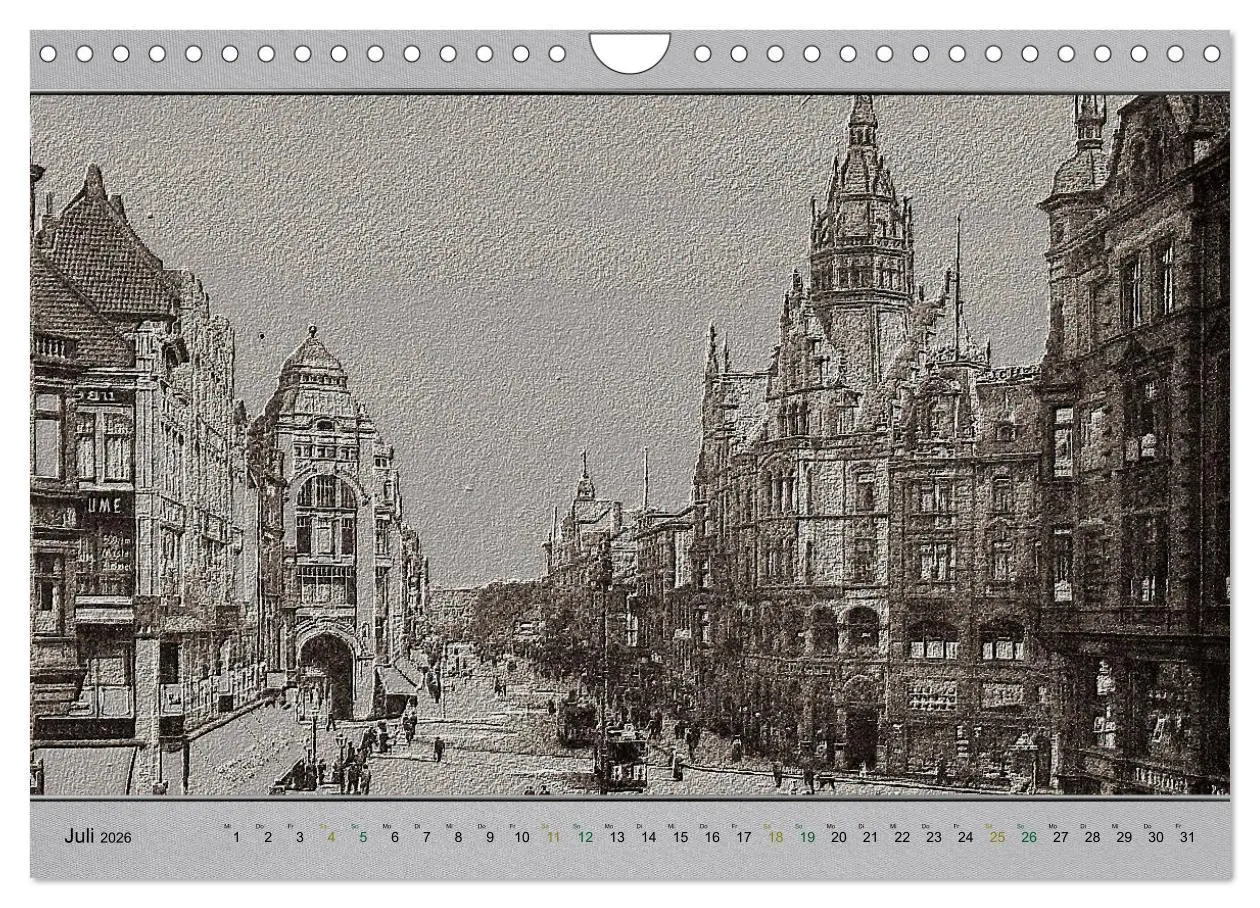 Bild: 9783457904312 | Hannover, alte Aufnahmen neu interpretiert. (Wandkalender 2026 DIN...