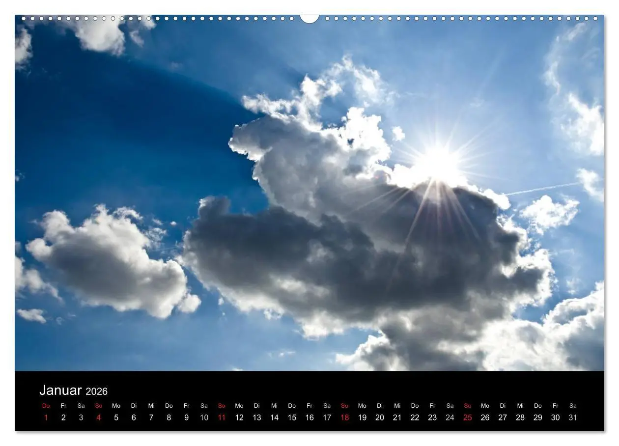 Bild: 9783516094312 | Wolkenmalerei (hochwertiger Premium Wandkalender 2026 DIN A2 quer),...