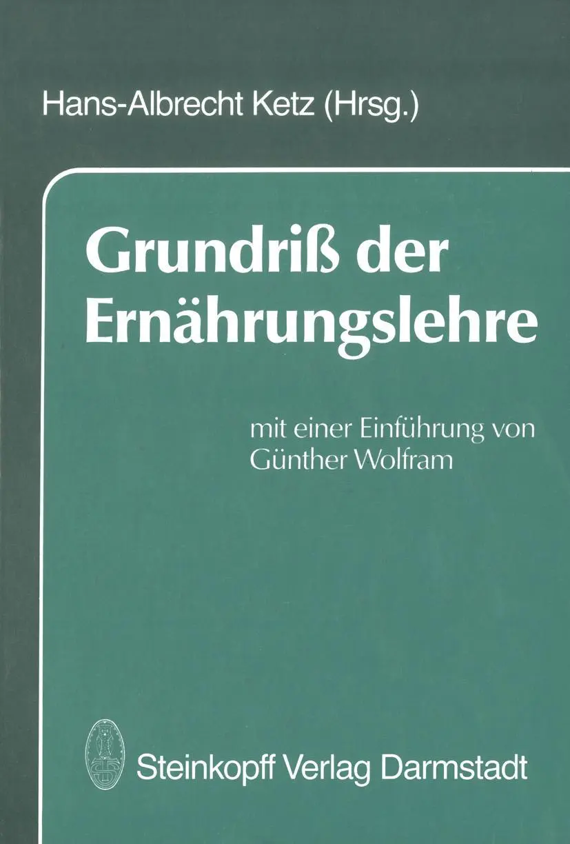 Cover: 9783642724312 | Grundriß der Ernährungslehre | H. -A. Ketz | Taschenbuch | 428 S.