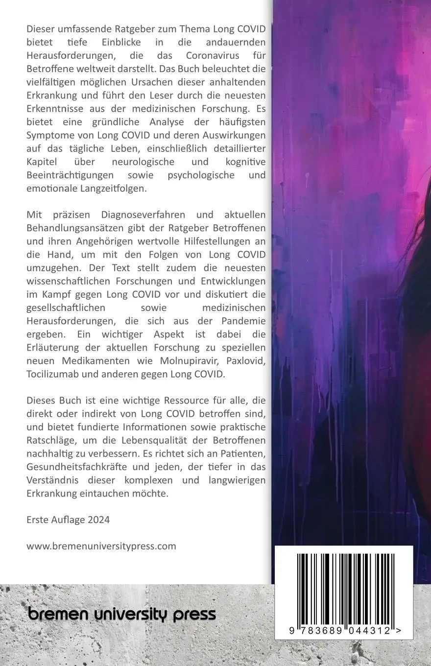 Rückseite: 9783689044312 | Long COVID | Ein medizinischer Ratgeber für Betroffene und Angehörige