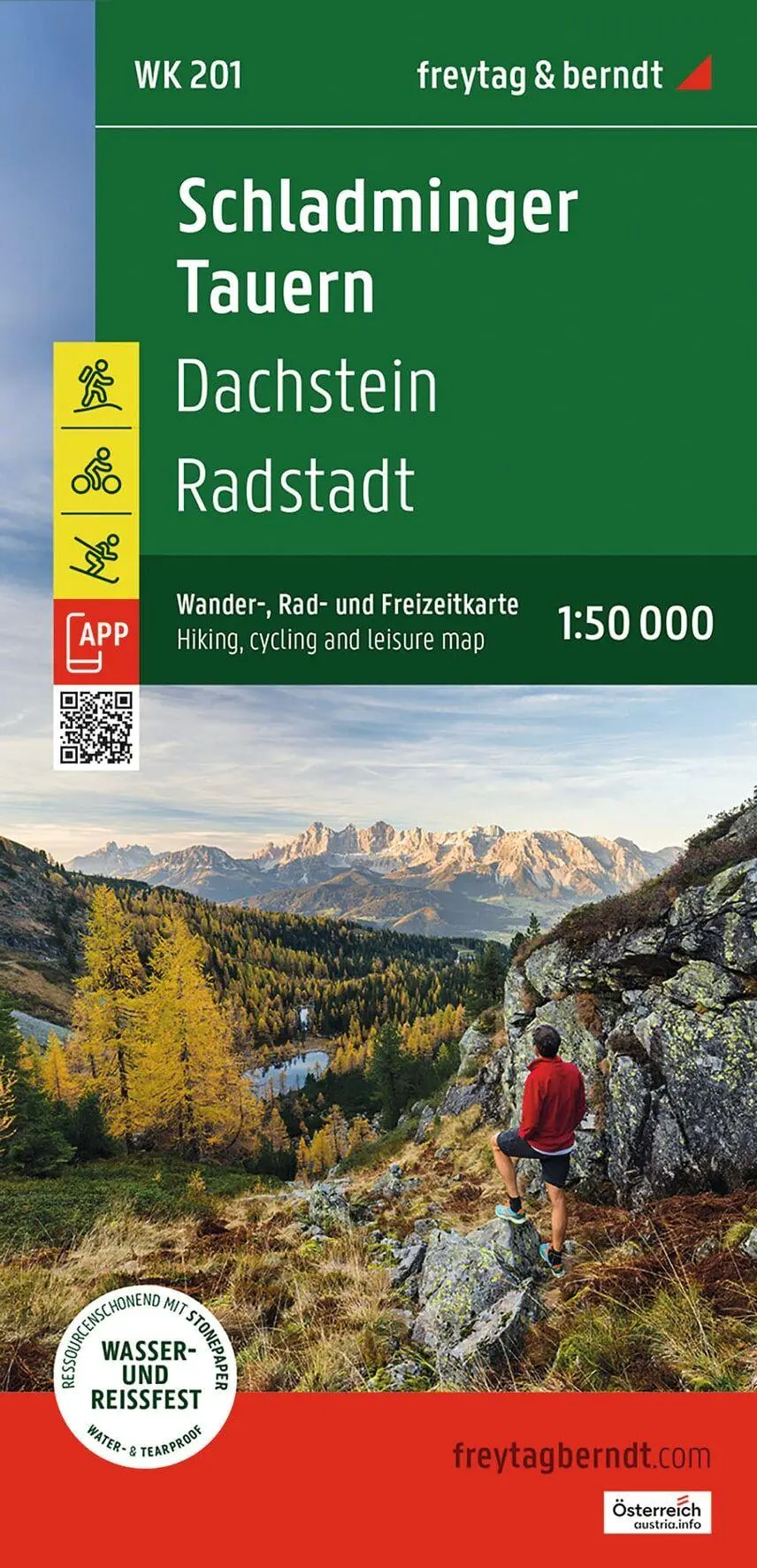 Cover: 9783707924312 | freytag &amp; berndt Wanderkarte WK 201 Schladminger Tauern, Dachstein...